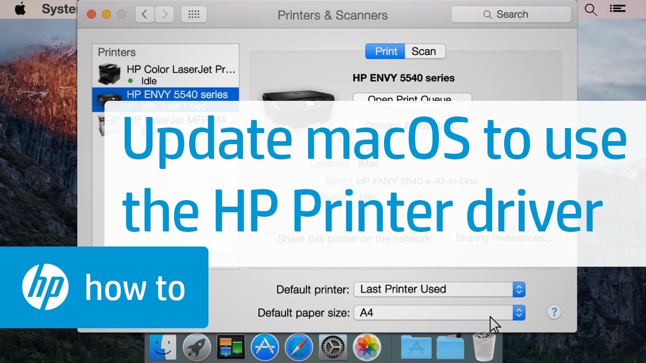 hp scanner utility for mac